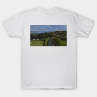 Cornwall Seascape Cornish Landscape T-Shirt